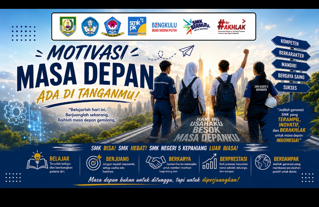 MASA DEPAN  ADA DI TANGANMU!